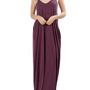 Zenana Premium Maxi dress with pockets